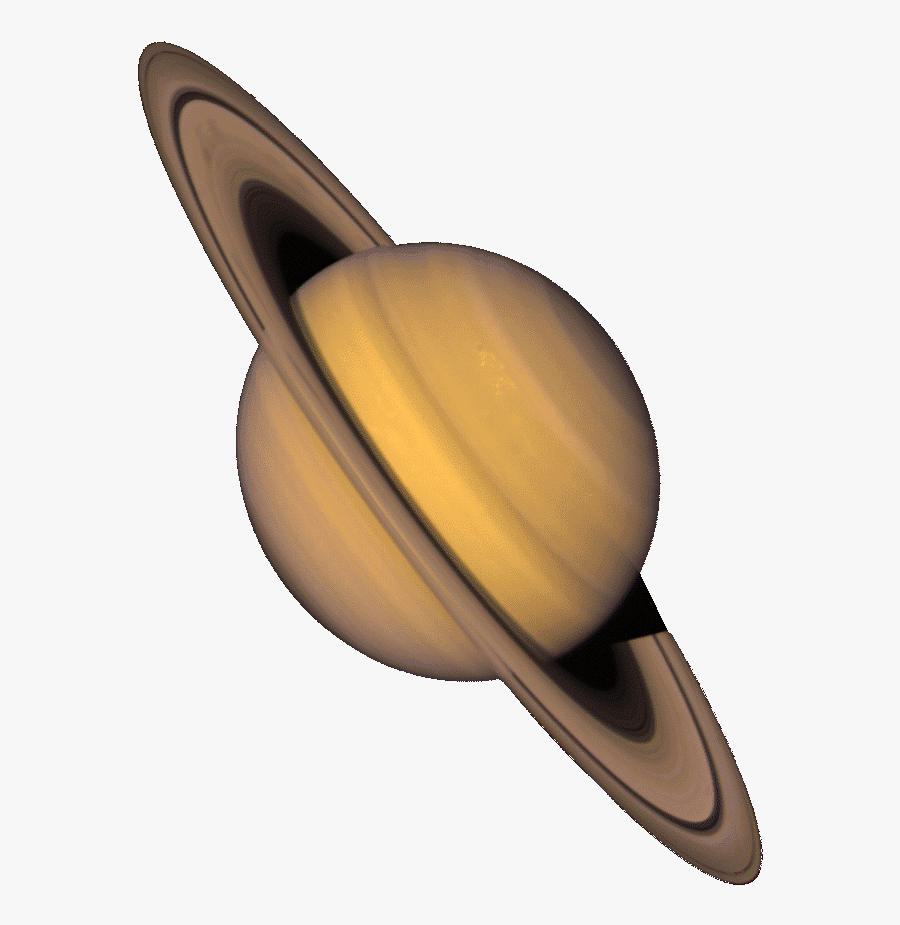 Image Of Saturn Compared To Earth - Saturn Planet White Background, Transparent Clipart