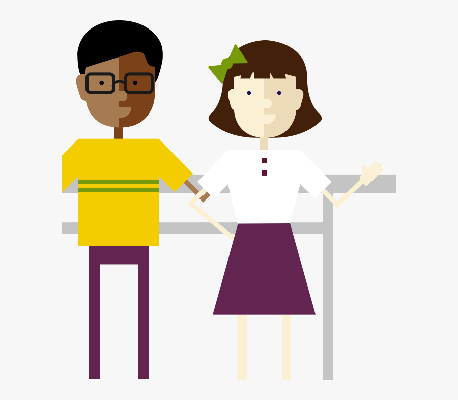 Transparent Children Leaving School Clipart - Cartoon, Transparent Clipart