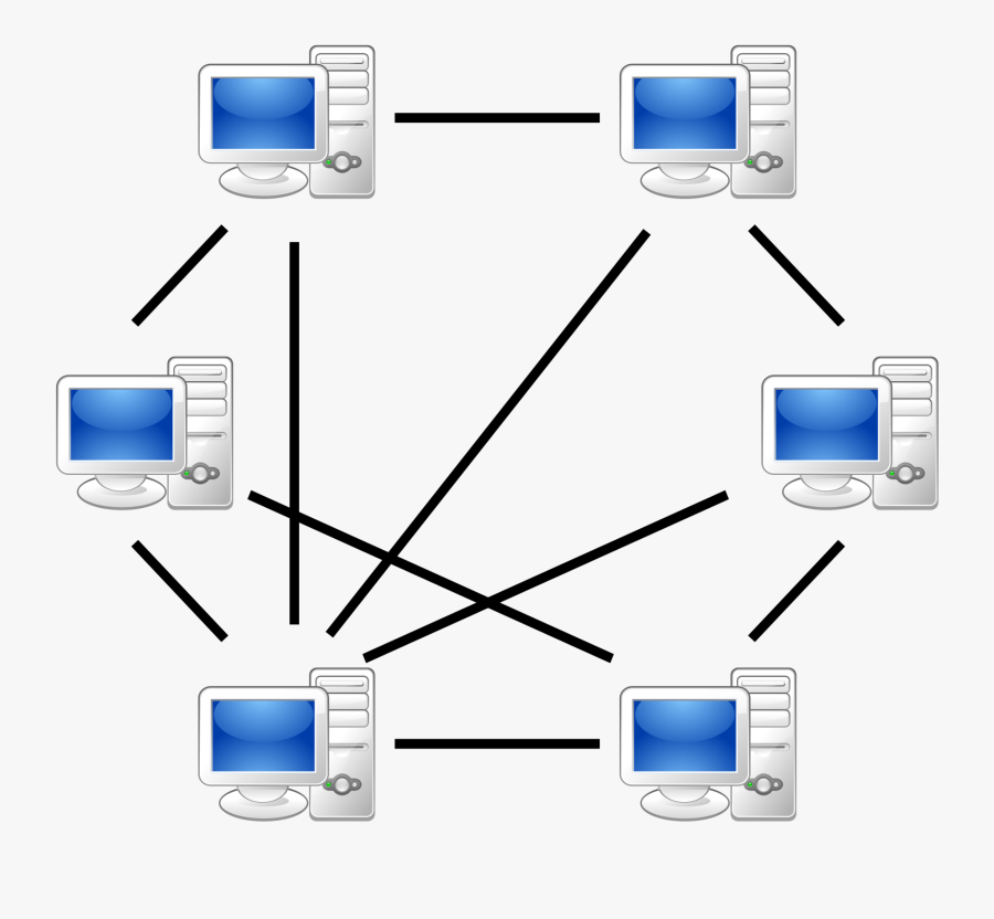 The World Of P2p - Pure Peer To Peer Networking, Transparent Clipart