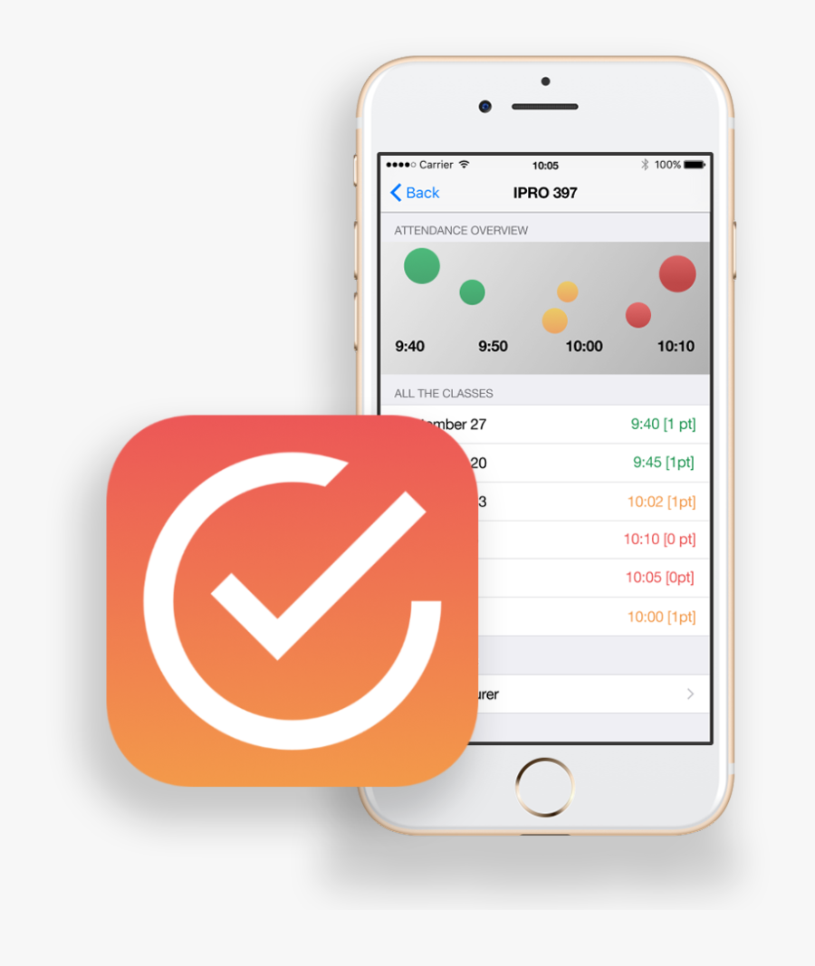Attendance App - Iphone, Transparent Clipart