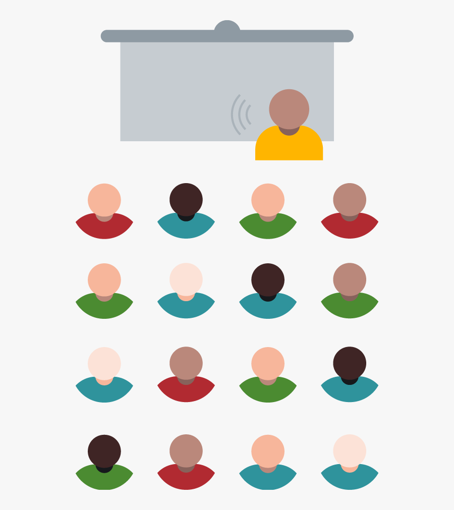 Clipart Student Small Group - Whole Group Lesson Clipart, Transparent Clipart