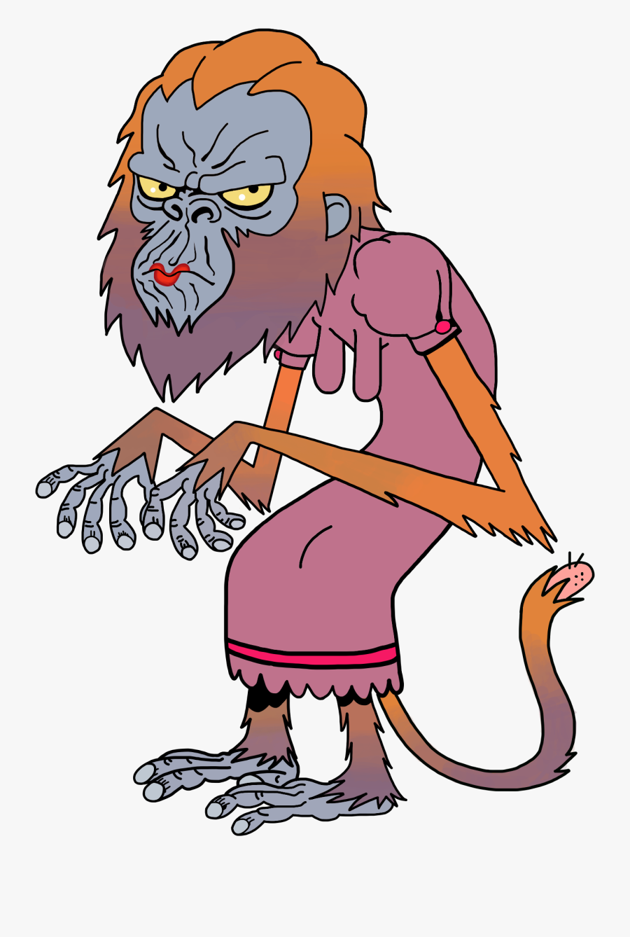 Cafeteria Clipart - Miss Simian Amazing World Of Gumball, Transparent Clipart