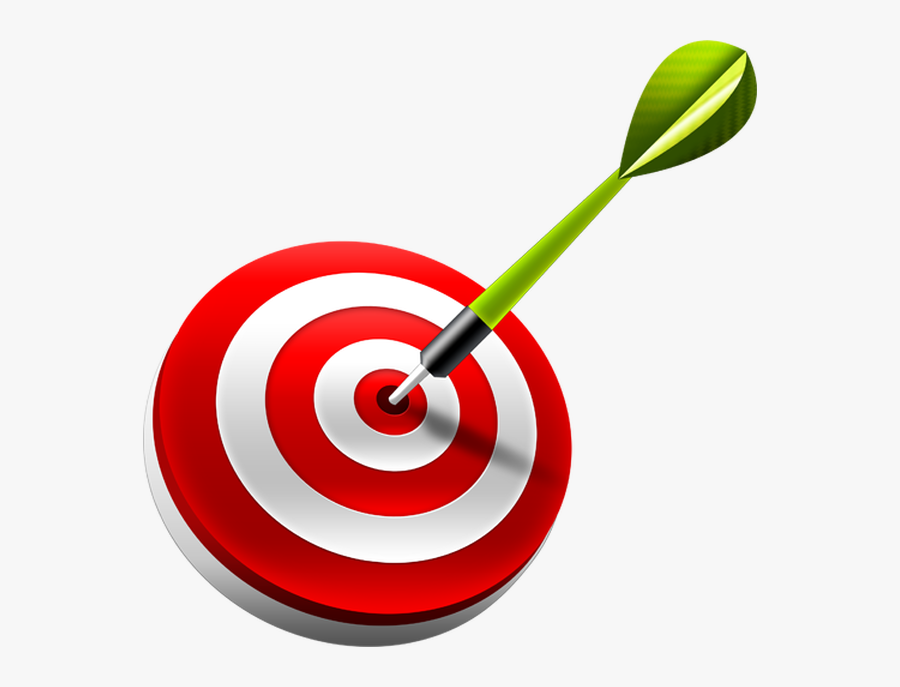 Smart Goal Dart Target - Objectives And Goals Png, Transparent Clipart
