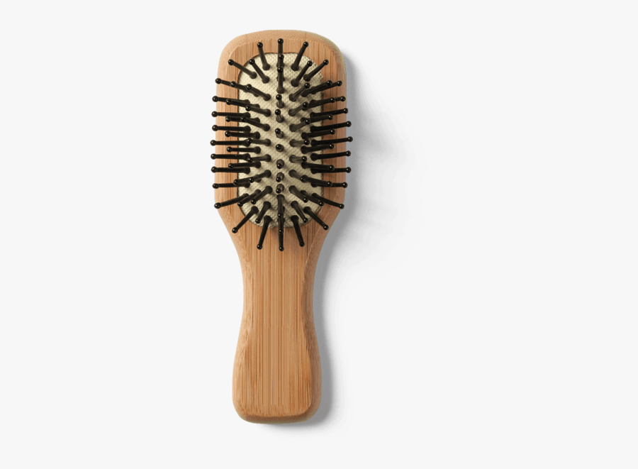 75858 - Hair Brush Bamboo Mini, Transparent Clipart