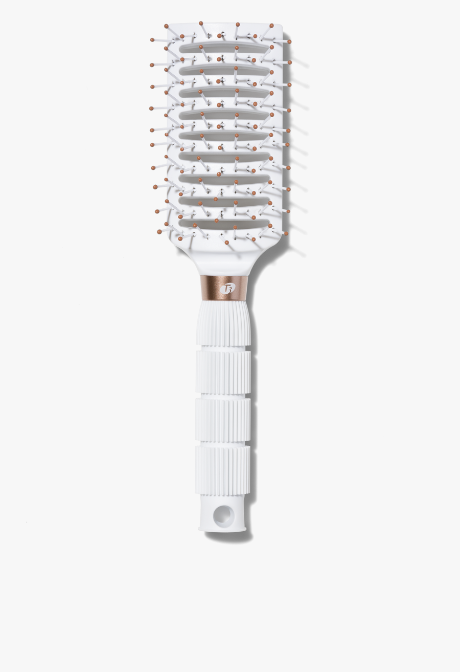 Transparent Hairbrush Png - Blue And White Vent Brush, Transparent Clipart