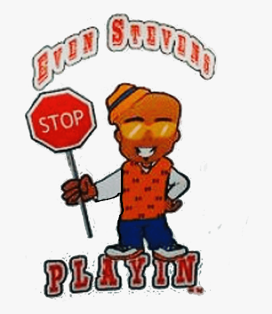 Svg Black And White Stock Even Stevens Host Ub - Cartoon, Transparent Clipart