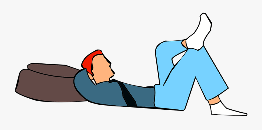 Transparent Relaxation Clipart - Sleeping Man Png, Transparent Clipart