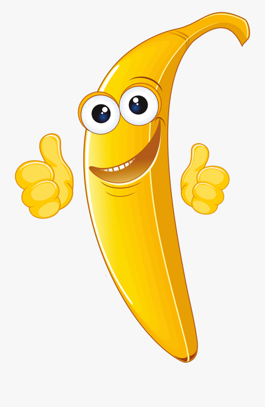 Smiling Animation  Banana  Cartoon Free Download Image 