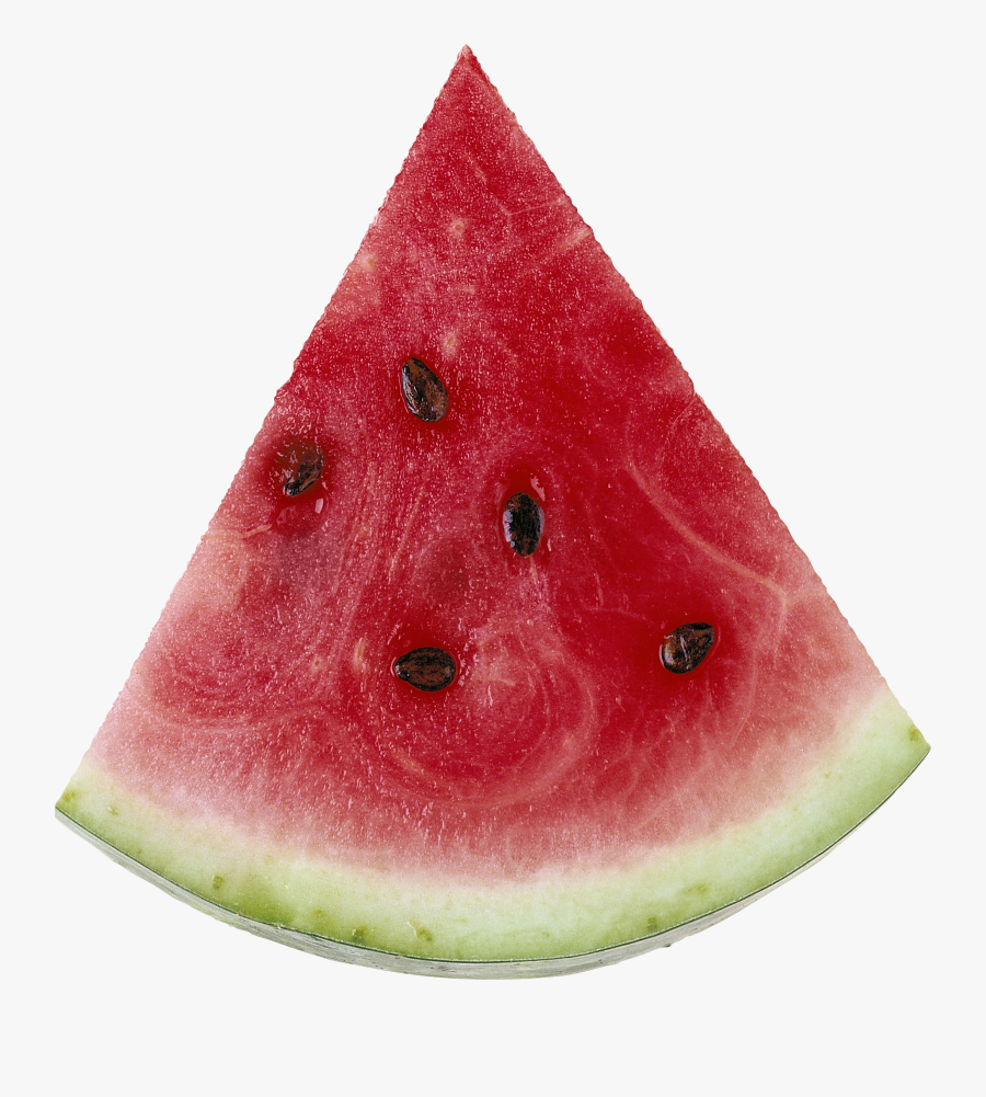 1 Slice Of Watermelon, Transparent Clipart