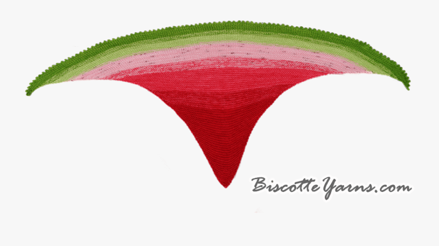 Watermelon Slice Shawl - Thong, Transparent Clipart