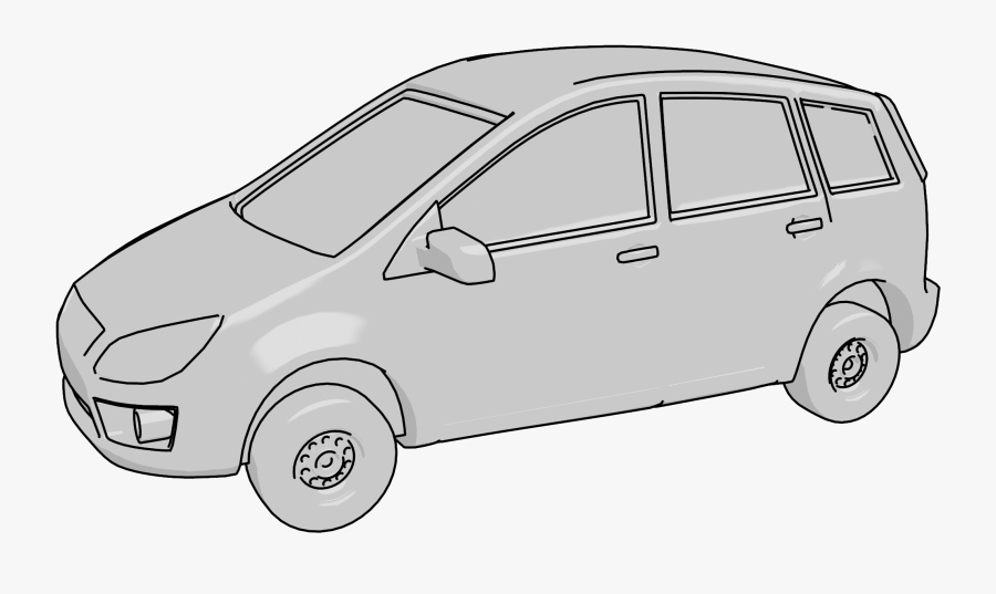 Transparent Car Sketch Png - City Car, Transparent Clipart