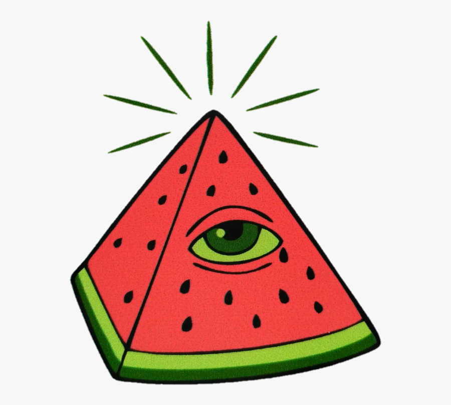 Tumblr Illuminati Sticker By - Watermelon Png, Transparent Clipart