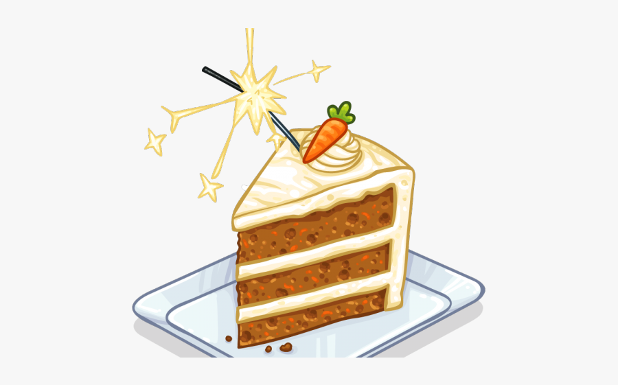Carrot Cake Slice Clipart, Transparent Clipart