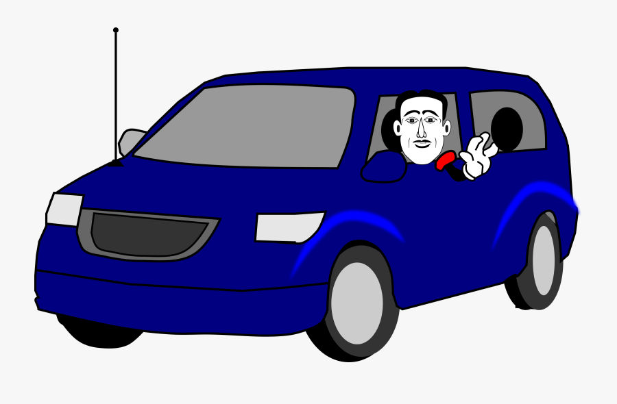Electric Blue,electric Car,car - Man In Car Clipart Png, Transparent Clipart