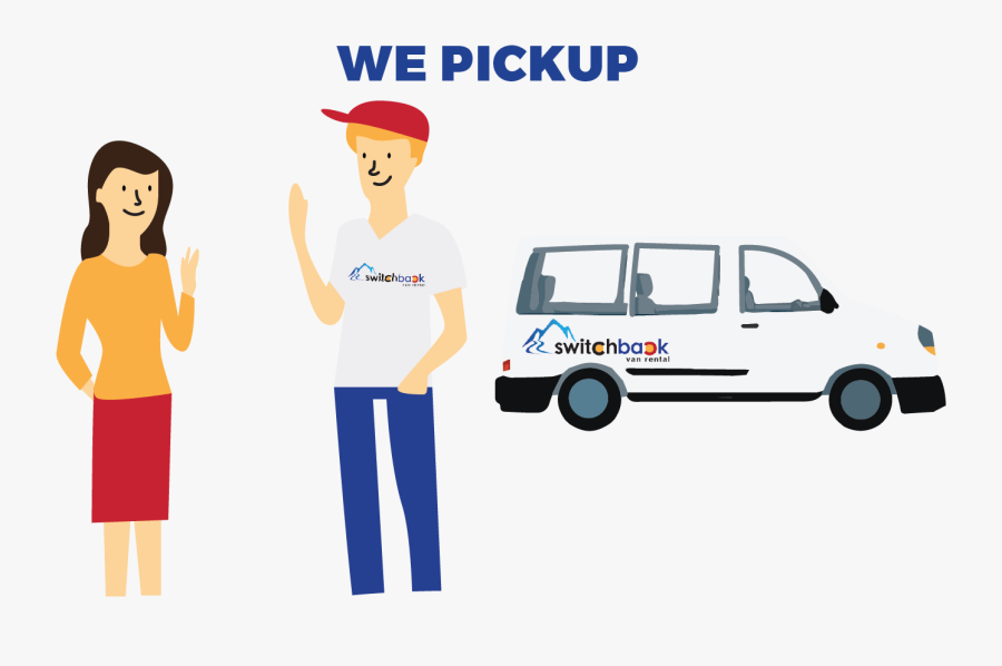 Pickup Rental Van - Car Pickup Service Clipart, Transparent Clipart