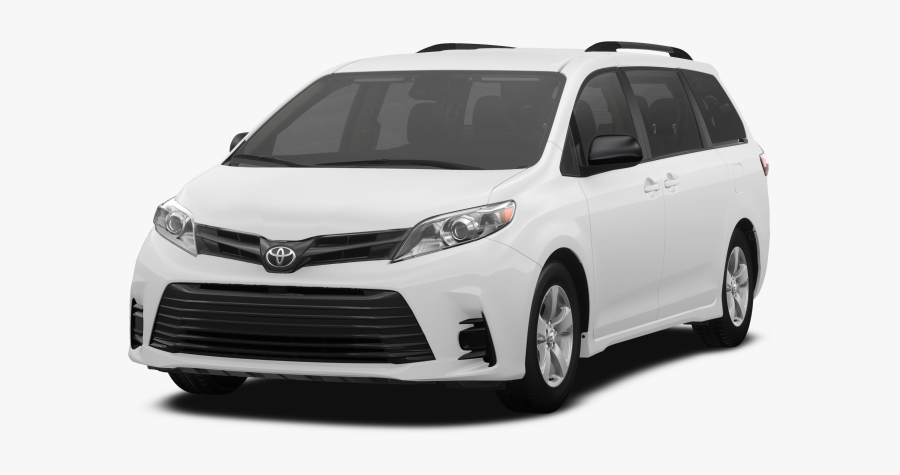 Png Royalty Free Library Minivan Clipart Hatchback - Toyota Sienna 2018 White, Transparent Clipart