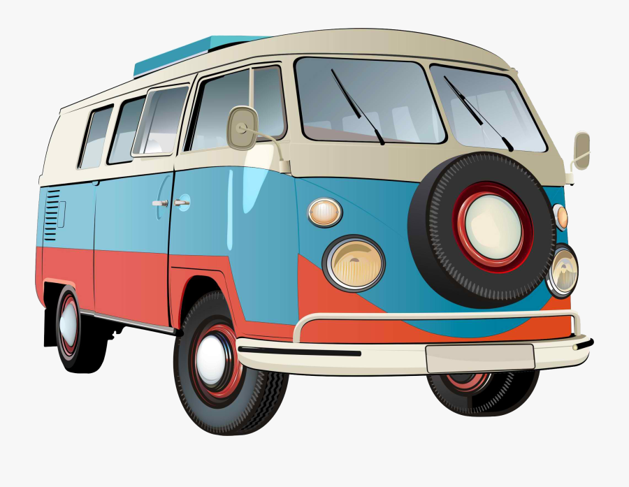 Vans Clipart Combi - Volkswagen Combi Png, Transparent Clipart