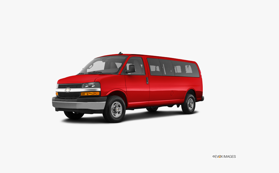 Transparent 15 Passenger Van Clipart - 2018 Chevy Express Passenger Van, Transparent Clipart