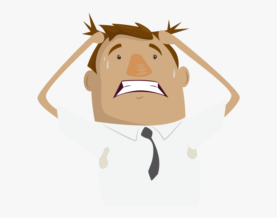 Are You Frustrated By Missed Deadlines - Cartoon, Transparent Clipart