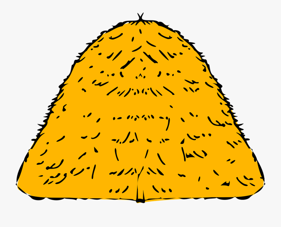 Haycock, Haystack, Mow, Rick, Yellow - Hay Clip Art, Transparent Clipart