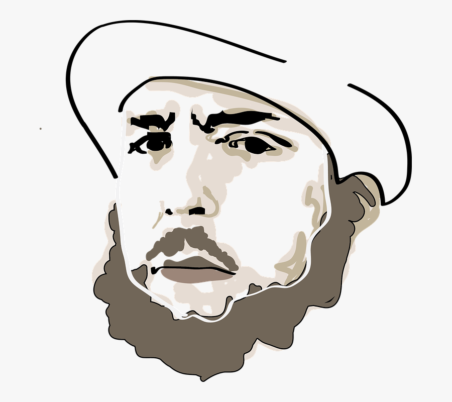 Frustrated Face Hat Man Drawing Transparent Png Images - Dessin Visage Homme Png, Transparent Clipart