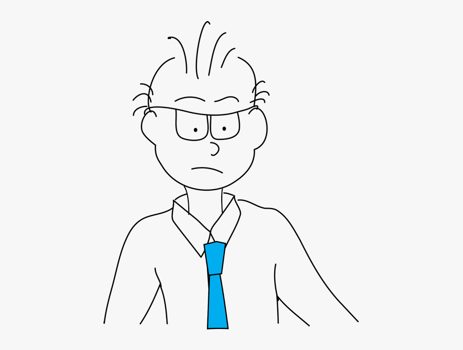 Frustrated Man Business Man Transparent Png Images - Sinirli Adam Çizim Kolay, Transparent Clipart