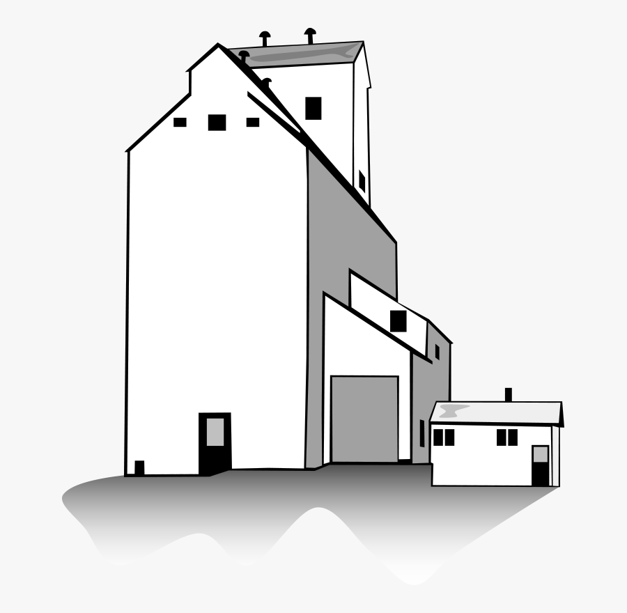 Grain Elevator Clip Art At Clker - Grain Elevator Clipart, Transparent Clipart