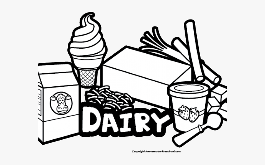 Dairy Clipart Black And White, Transparent Clipart