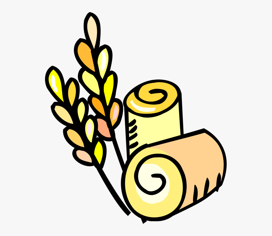 Vector Illustration Of Wheat Grain Of Cereal Grass, Transparent Clipart