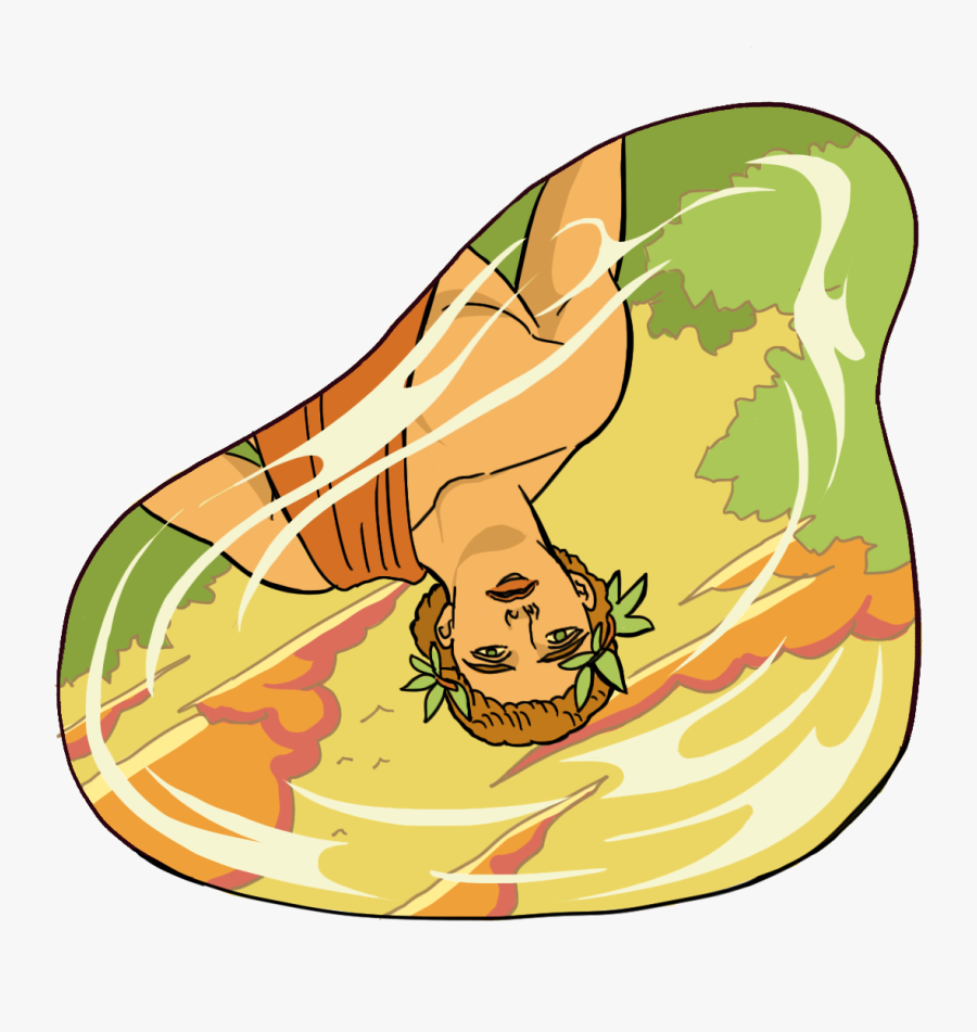 Greek Clipart Goddess Greek - Narcissus Greek Mythology Clipart, Transparent Clipart