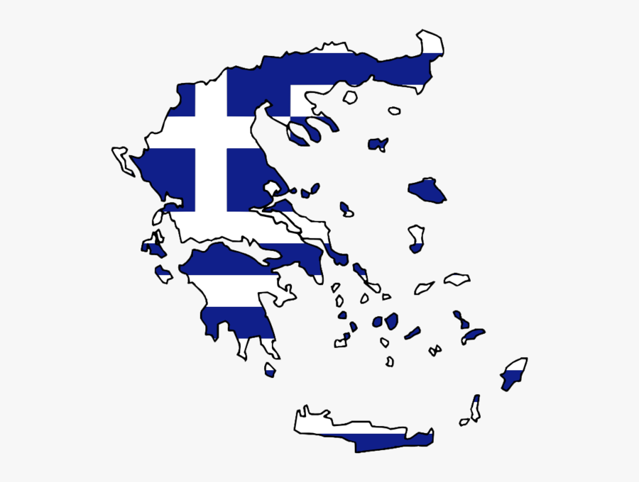 Greece Clipart Greek Palace - Greece Flag Map, Transparent Clipart