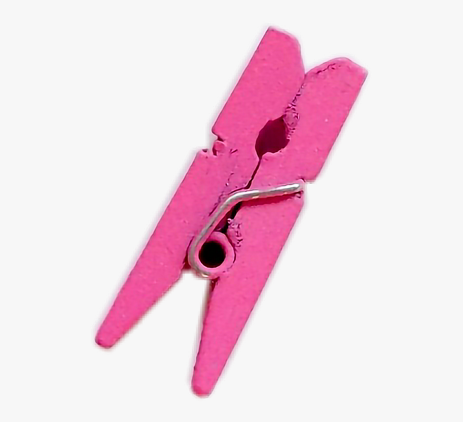 Transparent Clothespins Clipart - Pink Clothespin, Transparent Clipart