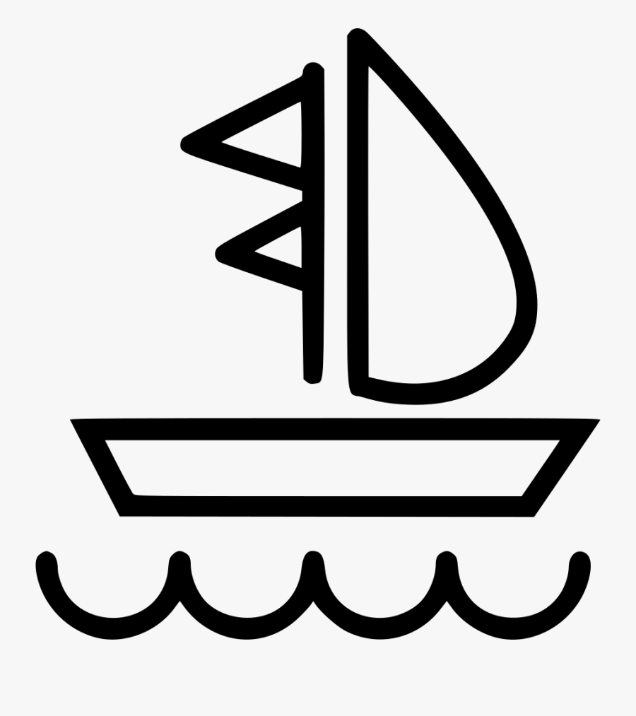 Boat Sailing Water Sea Ocean Fun, Transparent Clipart