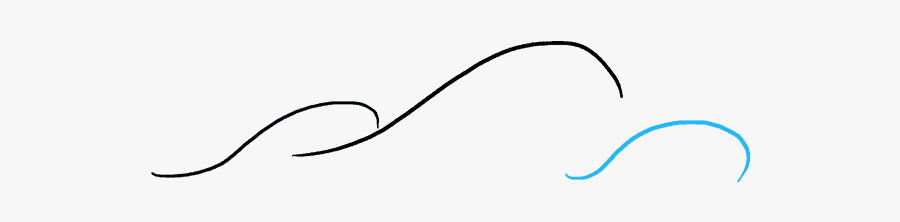 Ocean Clipart Simple - Do U Draw Waves, Transparent Clipart