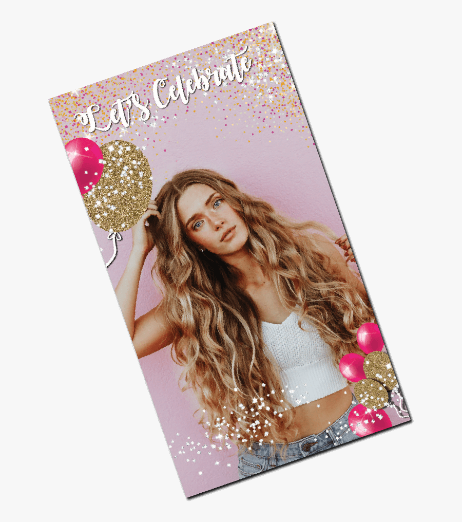 Clip Art A Custom With Swipestudio - Birthday Custom Snapchat Filter, Transparent Clipart