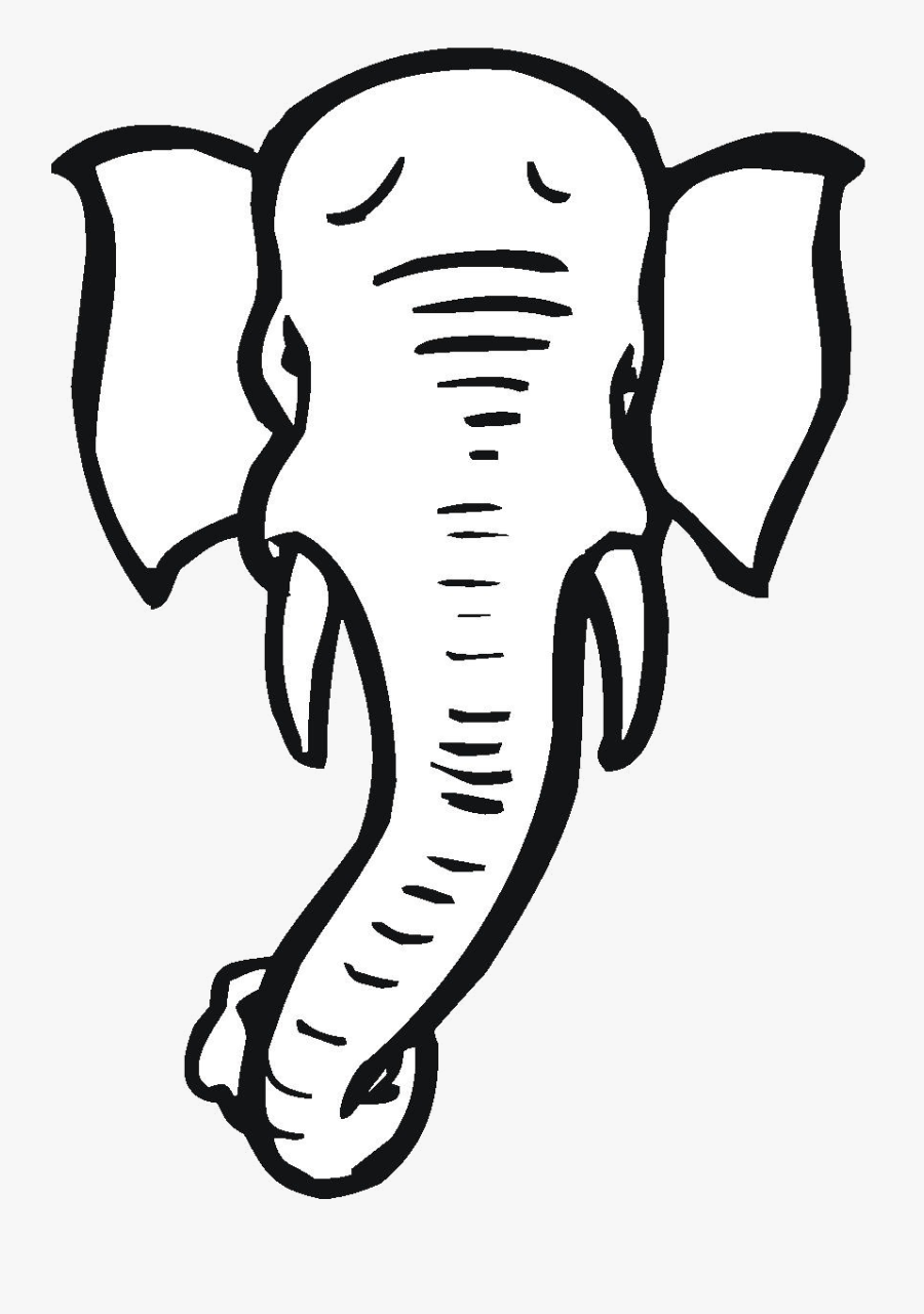 Elephant Best Cute Clipart Black And White Transparent ...