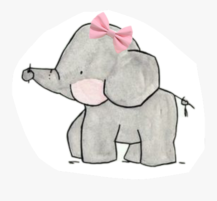 Transparent Elephant Family Clipart - Cute Elephant Transparent Background, Transparent Clipart