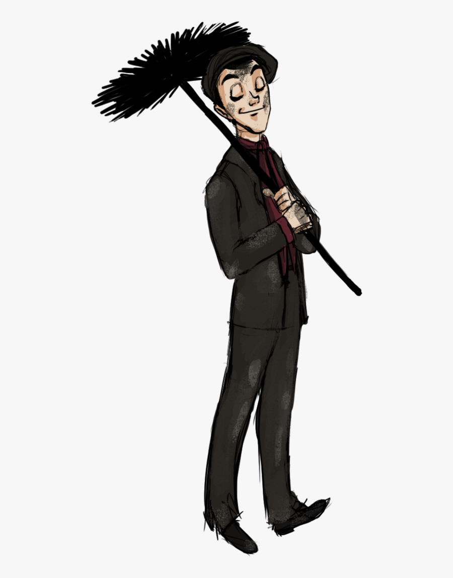 Bert Chimney Sweep Fireplace Flue - Bert Mary Poppins Art, Transparent Clipart