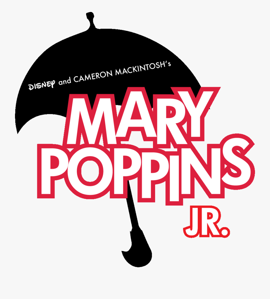 Transparent Mary Poppins Umbrella Clipart - Poster Mary Poppins Jr Logo, Transparent Clipart