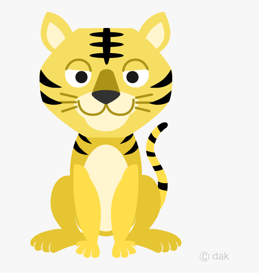 Tiger Friendly Clipart Free Picture Transparent Png - Simple Cartoon Tiger Face, Transparent Clipart