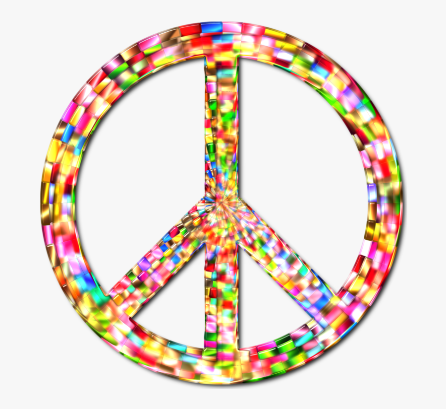 Symmetry,symbol,body Jewelry - Green Peace Sign Png, Transparent Clipart