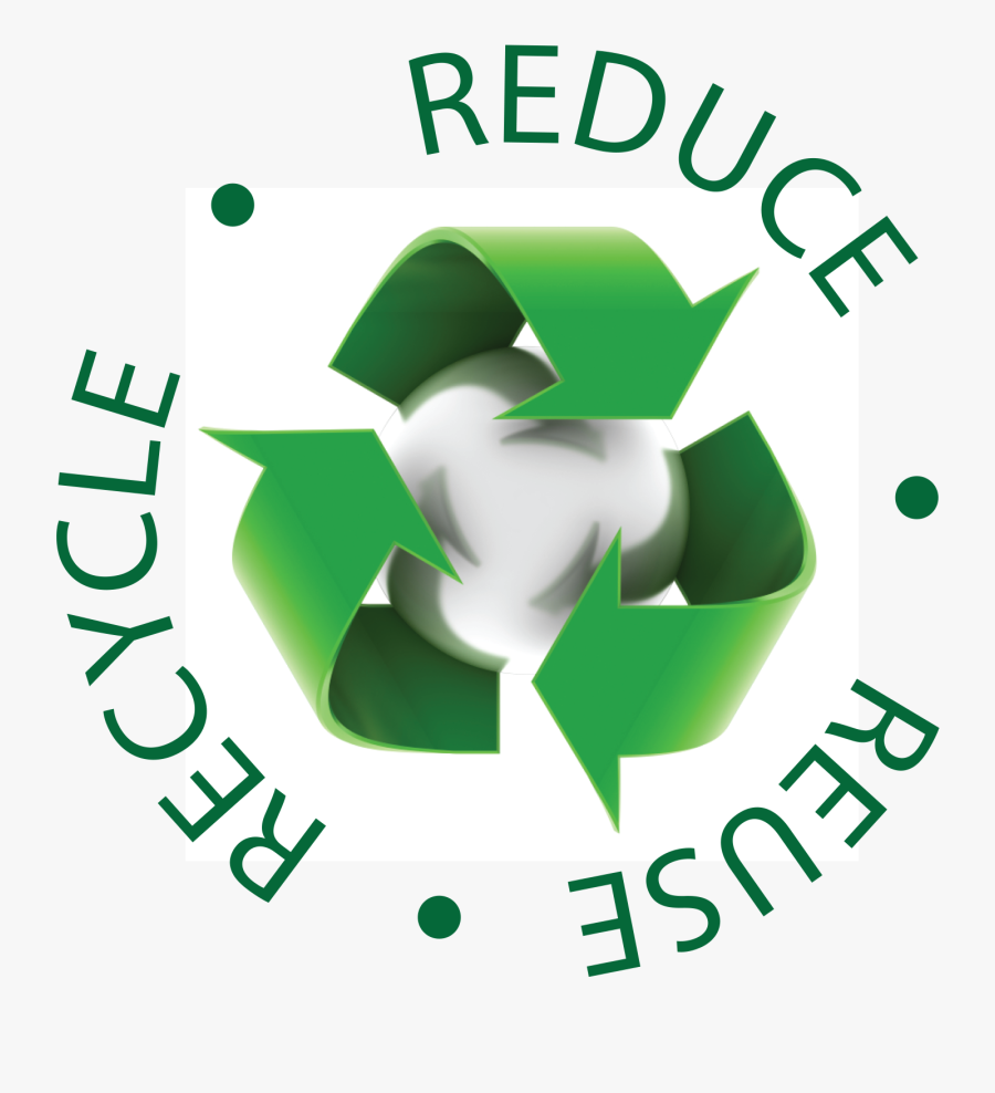 Environment Logo Clipart - Recycle Reduce Reuse Symbol, Transparent Clipart