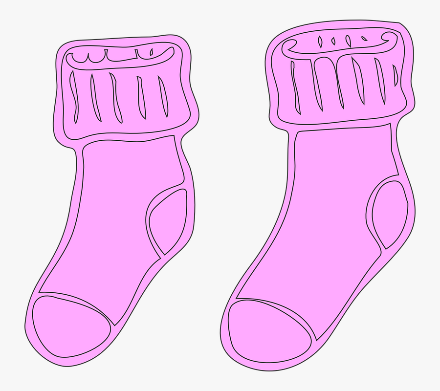 Pink Socks Clipart , Free Transparent Clipart - ClipartKey