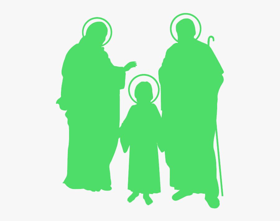 Jesus Jose Y Maria En Vector, Transparent Clipart