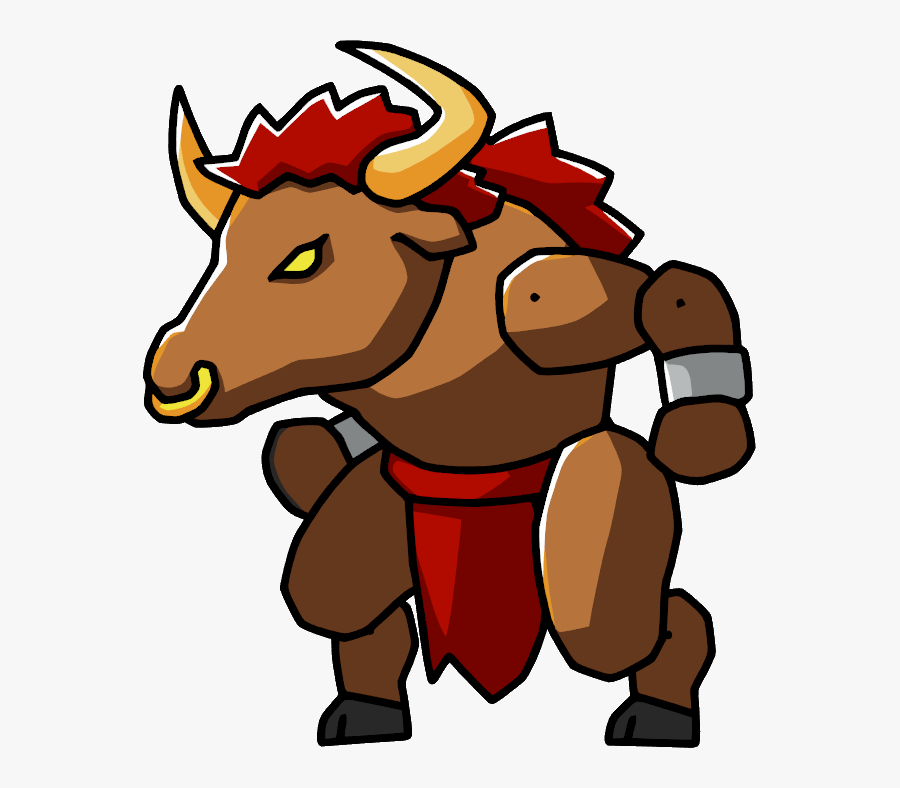 Scribblenauts Minotaur, Transparent Clipart