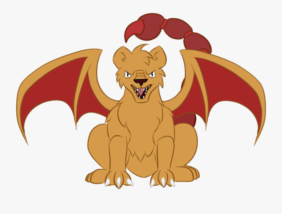 Minotaur Manticore Legendary Creature Drawing Monster - Manticore, Transparent Clipart