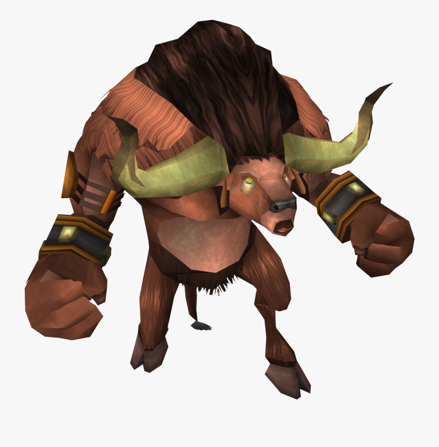 Transparent Runescape Character Png - Runescape Minotaur, Transparent Clipart
