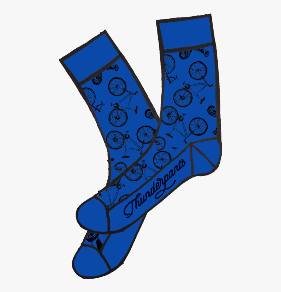 Socks Bicycles - Sock, Transparent Clipart