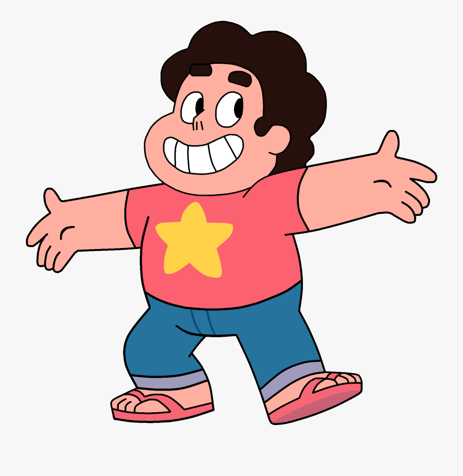 Clip Art Friendly People Banner - Steven Universe Character, Transparent Clipart