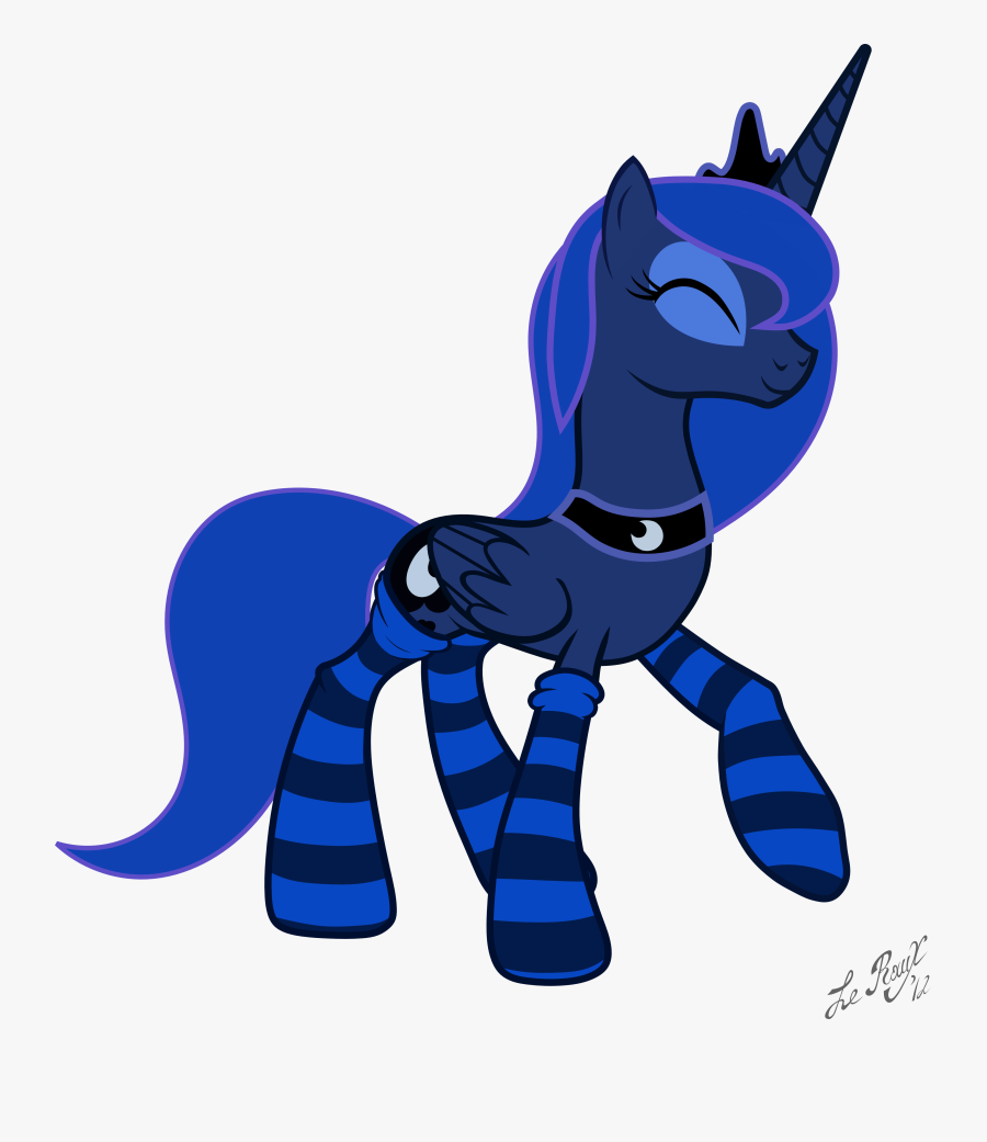 Transparent Luna Clipart - Mlp Pony In Socks, Transparent Clipart